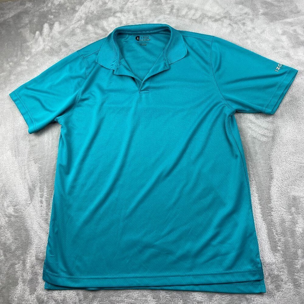 Izod X-Treme Function Golf Short Sleeve Polo Shirt Men's Size Large